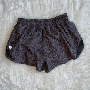 Grey Lululemon Hotty Hot Low-Rise Lined Short 2.5"